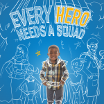 Pennies for Patients Hero Squad Graphic